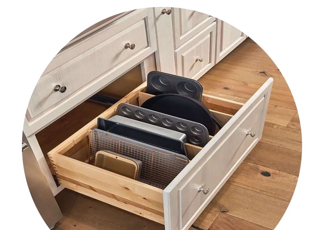 Doors Drawers and More Kitchen Organizers