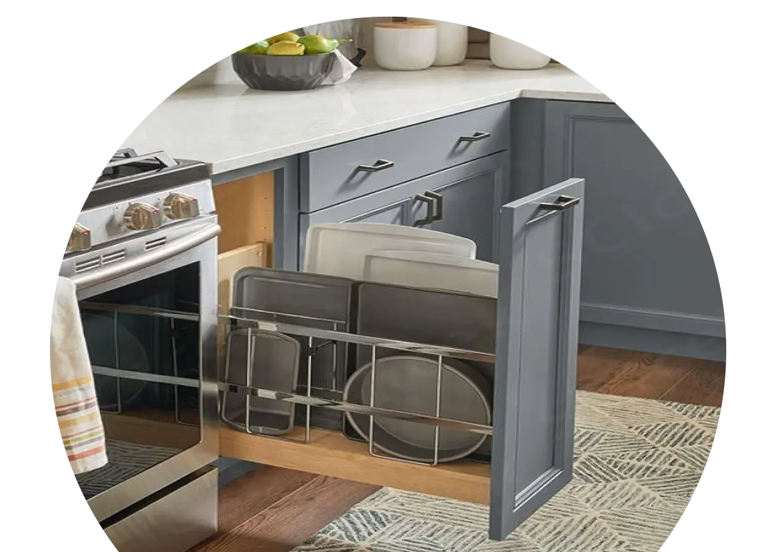 Doors Drawers and More Kitchen Organizers