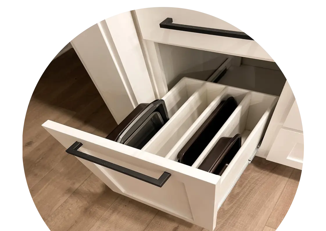 Doors Drawers and More Kitchen Organizers